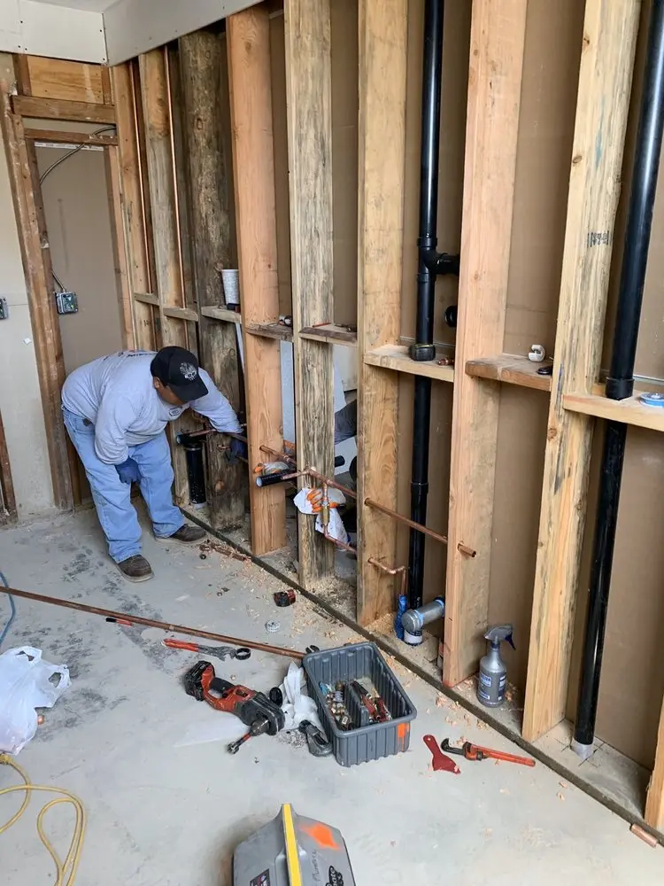 Commercial rough-in plumbing for Gas Line Repair in Main Street Merchants